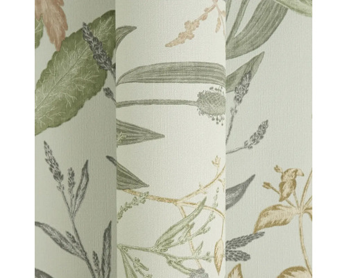 Rol behang met plantenmotief