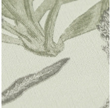 Close-up van een behang met plantenmotief