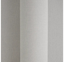 Gestructureerd vliesbehang in grijs met fijne weefstructuur en linnenlook.