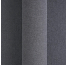 Vliesbehang met een fijne linnenstructuur in donkergrijs.