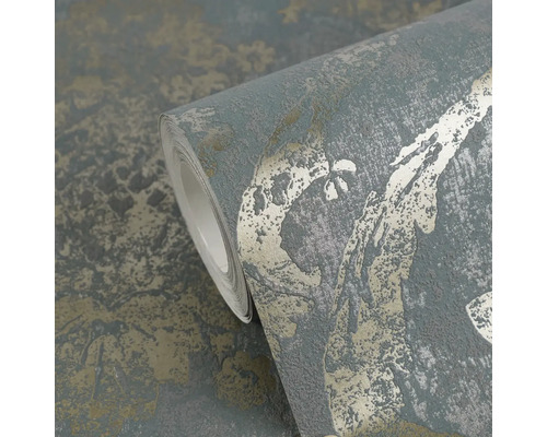 Rol reliëfstructuur behang met patroon