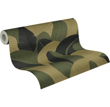 Rol behang met plantenpatroon