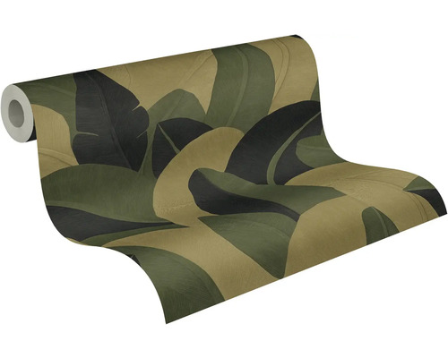 Rol behang met plantenpatroon