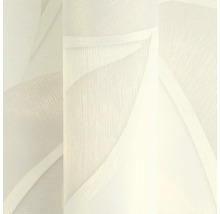 Vliesbehang met abstract golfpatroon en fijne verticale structuur.