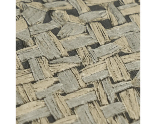 Close-up van een behang met vlechtpatroon