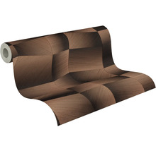 Rol behang met schaakbordpatroon