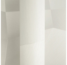 Vliesbehang met geometrisch lijnenpatroon en gestructureerd oppervlak.