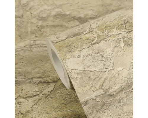 Rol behang met steenlook