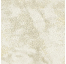 Detailopname van gestructureerd vliesbehang met glittereffect en abstract patroon.