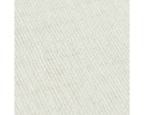 Wit gestructureerd behang met fijne verticale lijnstructuur.