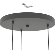 Plafondbeugel en baldakijn voor een hanglamp