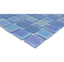 Close-up van glazen mozaïektegels