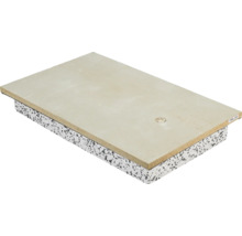 Deksel voor inspectieput van hout en polystyreen