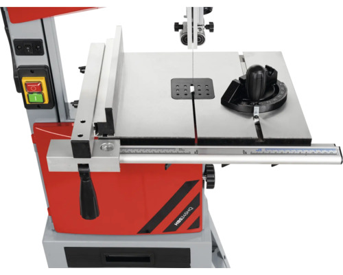 Bandzaag met tafel en hoekaanslag