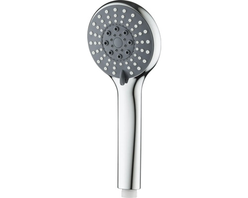 Metalen handdouche met meerdere straalsoorten