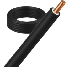 Enkeladerige draad met koperen geleider op rol