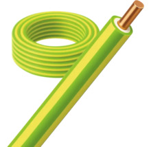 Aarderol met groen-gele isolatie