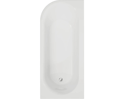 Rechthoekig bad van sanitairacryl met afvoer