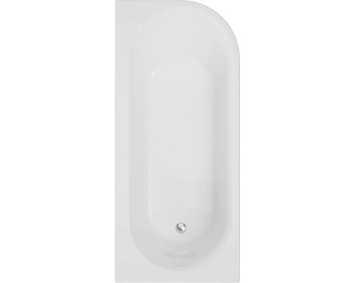 Rechthoekig ligbad van sanitairacryl, bovenaanzicht