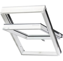 Geopend dakraam voor installatie in het dak