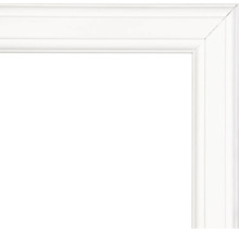 Uitsnede van een witte fotolijst