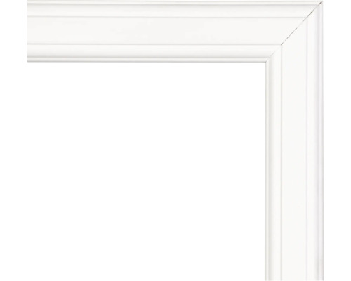 Uitsnede van een witte fotolijst