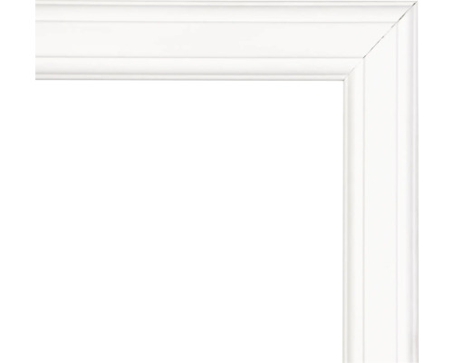 Uitsnede van een witte fotolijst