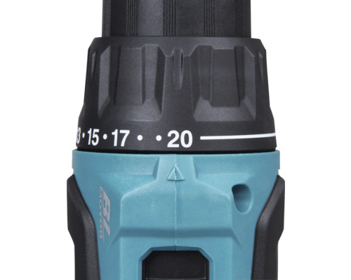 Detailopname van een boormachine met koppelinstelling