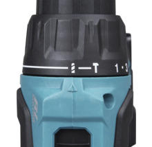 Detailopname van een accuschroefboormachine met boor- en schroefsymbolen