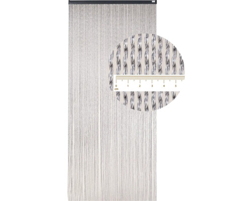 Decoratieve sluier van kunststof met centimeteraanduiding