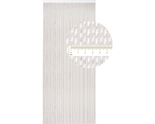 Decoratieve sjaal met draden en meetschaal