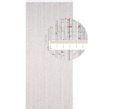 Decoratieve plaat met decor en maataanduiding