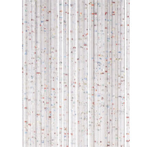 Decoratief draadgordijn met glanzende deeltjes