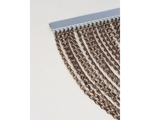 Kettinkjesgordijn met ophangrail