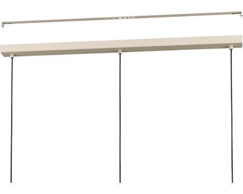 Hanglamp met drie ophangingen voor individuele vormgeving van de lichtbronnen