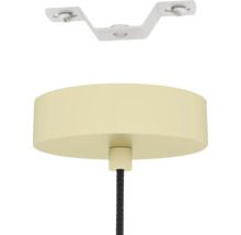 Plafondlamp met ophanging en textielkabel