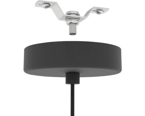 Plafondbevestiging met snoer voor een lamp