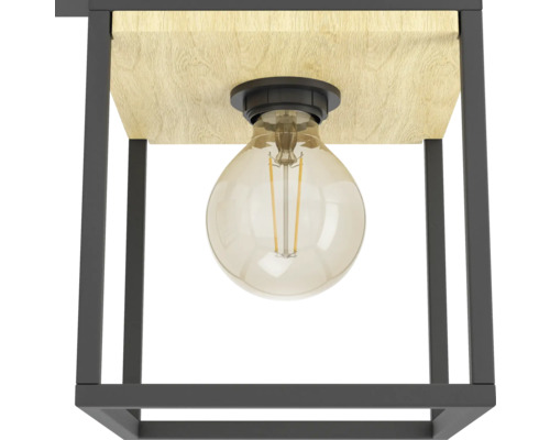Kubusvormige lamp met gloeilamp