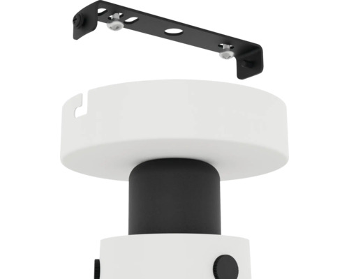 Gedetailleerde weergave van een plafondlamp met montagebeugel