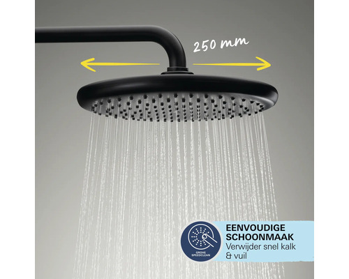 Grohe douchekop met een diameter van 250 millimeter en SpeedClean functie.