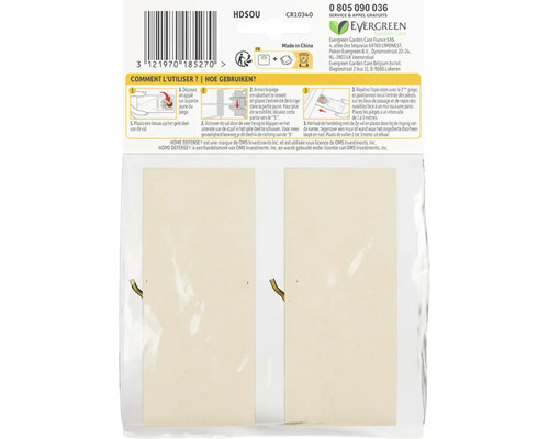 Evergreen Home Defense muizenval met gebruiksaanwijzing