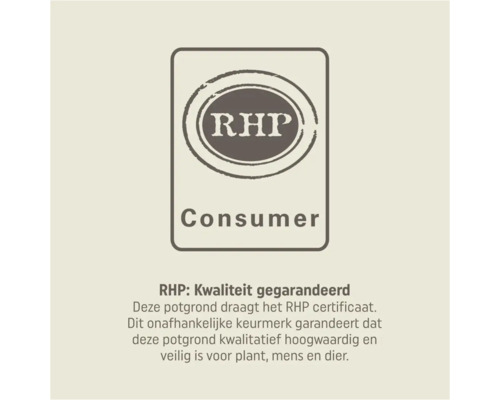 RHP Consumer keurmerk voor veilige en hoogwaardige potgrond