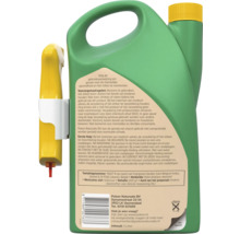 Pokon Herbicide 3 liter kanister met gele spuitkop, gebruiksklare vloeistof op basis van azijnzuur.