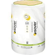 Isover Saint-Gobain glaswol isolatierol voor zolderisolatie, 16 centimeter dik, met dampremmende laag.