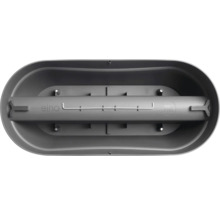 elho balkonbak van gerecycled kunststof met elho logo en aanduiding voor 100 procent gerecycled materiaal.