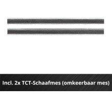 Twee TCT-schaafmessen, omkeerbare messen van hardmetaal.