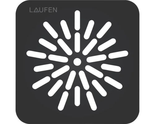 Laufen logo en symbool voor whirlpoolfunctie