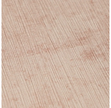 Gestructureerd behang met een verticaal lijnenpatroon en linnenlook.
