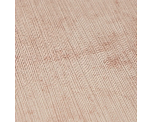 Gestructureerd behang met een verticaal lijnenpatroon en linnenlook.