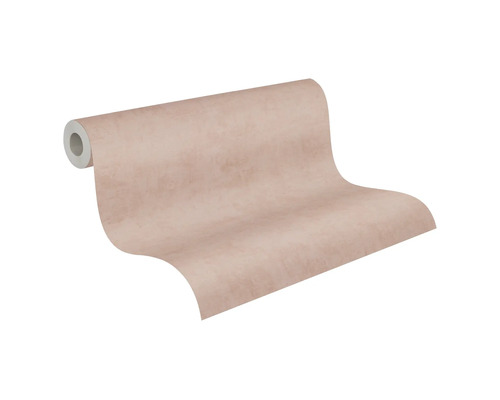 Vliesbehang met gestructureerd oppervlak in stucwerklook op rol.